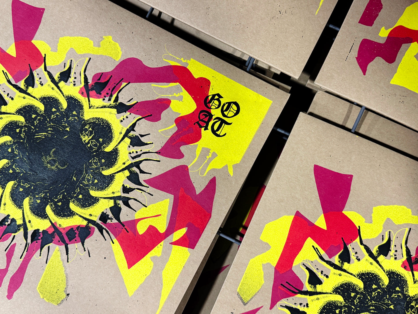 Goat Goat - Ltd Screen Print Sleeve & Neon Pink Vinyl