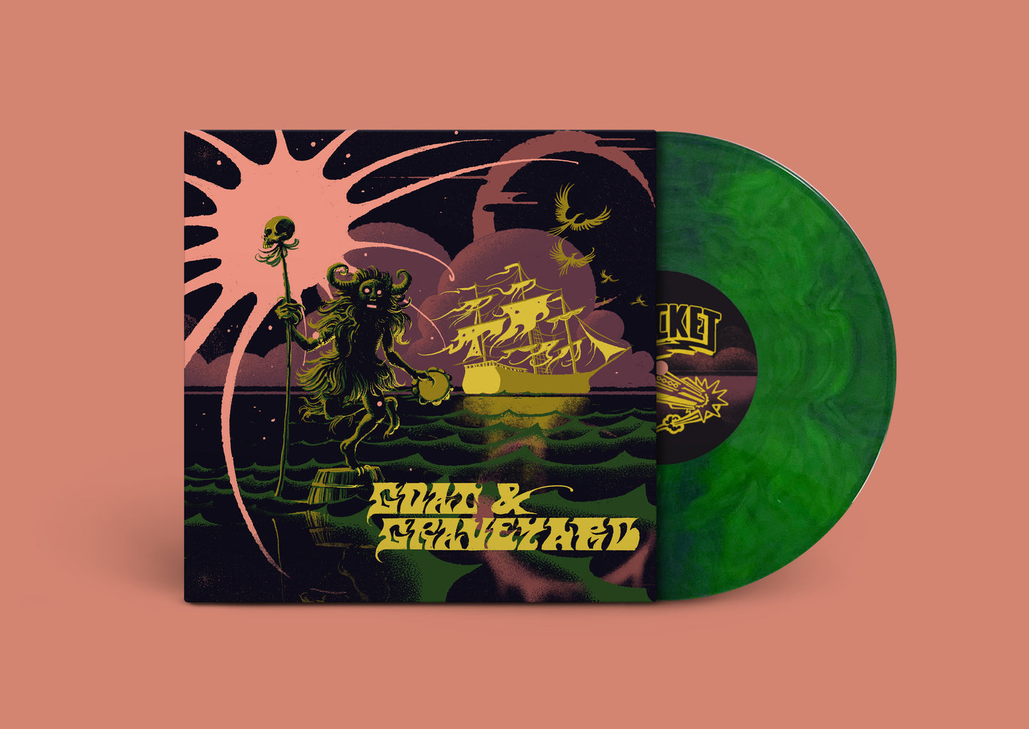 Goat and Graveyard 'Ltd Green Marble Vinyl'
