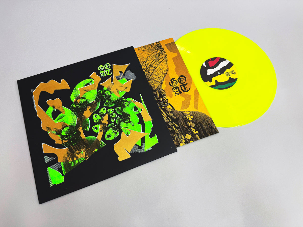 Goat Goat - Ltd Screen Print Sleeve v2 & Neon Yellow Vinyl
