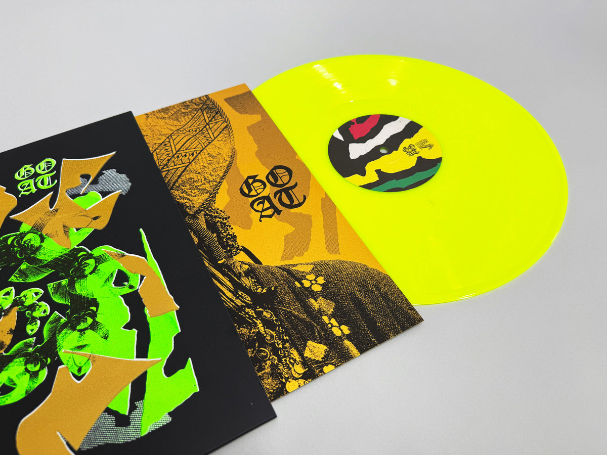 Goat Goat - Ltd Screen Print Sleeve v2 & Neon Yellow Vinyl