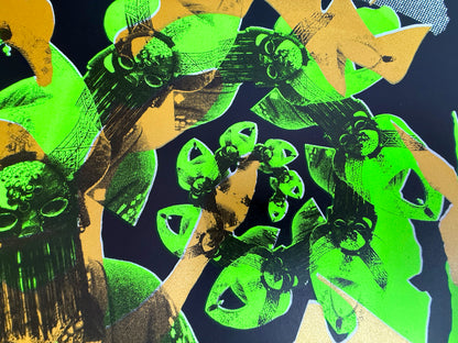 Goat Goat - Ltd Screen Print Sleeve v2 & Neon Yellow Vinyl