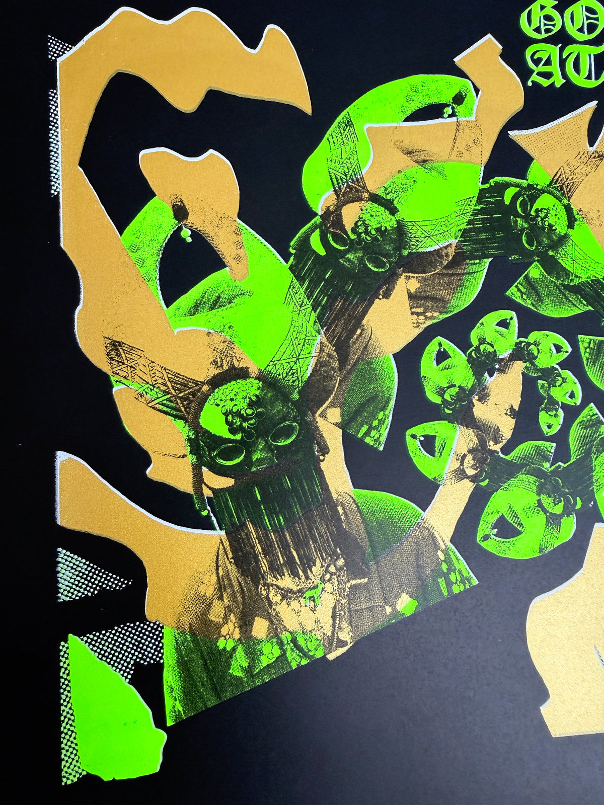 Goat Goat - Ltd Screen Print Sleeve v2 & Neon Yellow Vinyl