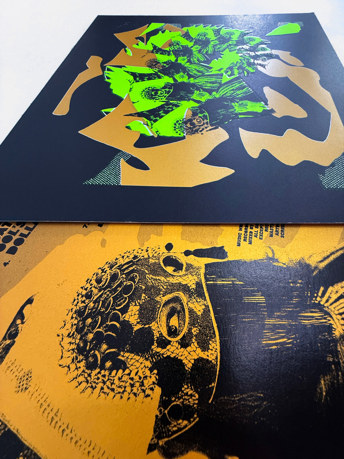 Goat Goat - Ltd Screen Print Sleeve v2 & Neon Yellow Vinyl