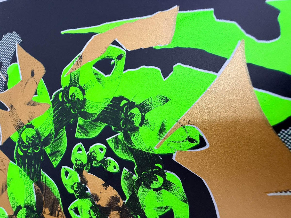 Goat Goat - Ltd Screen Print Sleeve v2 & Neon Yellow Vinyl