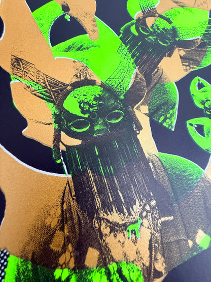 Goat Goat - Ltd Screen Print Sleeve v2 & Neon Yellow Vinyl