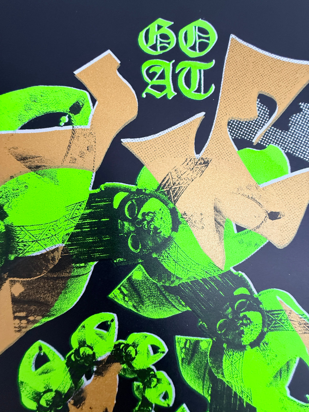 Goat Goat - Ltd Screen Print Sleeve v2 & Neon Yellow Vinyl
