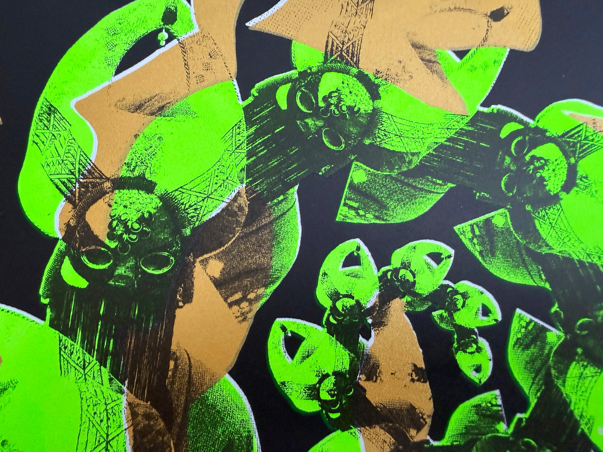 Goat Goat - Ltd Screen Print Sleeve v2 & Neon Yellow Vinyl