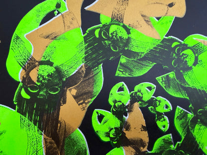 Goat Goat - Ltd Screen Print Sleeve v2 & Neon Yellow Vinyl